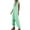 Mint Green, variant on Women'S Jumpsuits Loose Sleeveless Hooded Bib Jumpsuit With Pocket Bodysuits