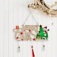 thumbnail image 1 of Fiudx Ofertas relámpago Listado de decoración navideña Listado de decoración de árboles de Navidad de madera, 1 of 3