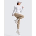 thumbnail image 4 of CRZ YOGA Matte Thermal Fleece Lined Leggings 25'' Casual Lounge Workout Womens Yoga Pants, 4 of 6