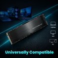 thumbnail image 7 of 1 Pack 256GB NVMe SSD, .2 2280 PCIe Gen3x4 Internal Solid State Drive, TLC NAND, for Laptops and Desktop, 7 of 7