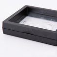 thumbnail image 4 of Ounissouiy 10X caja de almacenamiento caja de anillo transparente ahorro de espacio accesorios de tienda multiusos bandeja de exhibición Almacenamiento y organización del hogar Negro 5*5*2cm, 4 of 6