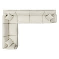 thumbnail image 3 of Modway Commix 6 Piece Down Filled Overstuffed Sectional Sofa Set in Light Beige, 3 of 5