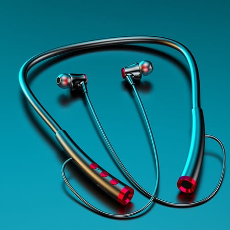 Noise Cancelling Headphones Hanging Neck 5.2 Bluetooth Sports Earphones With Magnetic Speakers Large Capacity Battery Suitable For Office/Sports Waterproof Earplugs