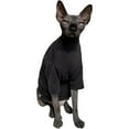 thumbnail image 2 of UOSIA Sphynx Cats Solid Warm Fleece Shirt Cat Turtleneck Thermal Hairless Cat Clothes, 2 of 6