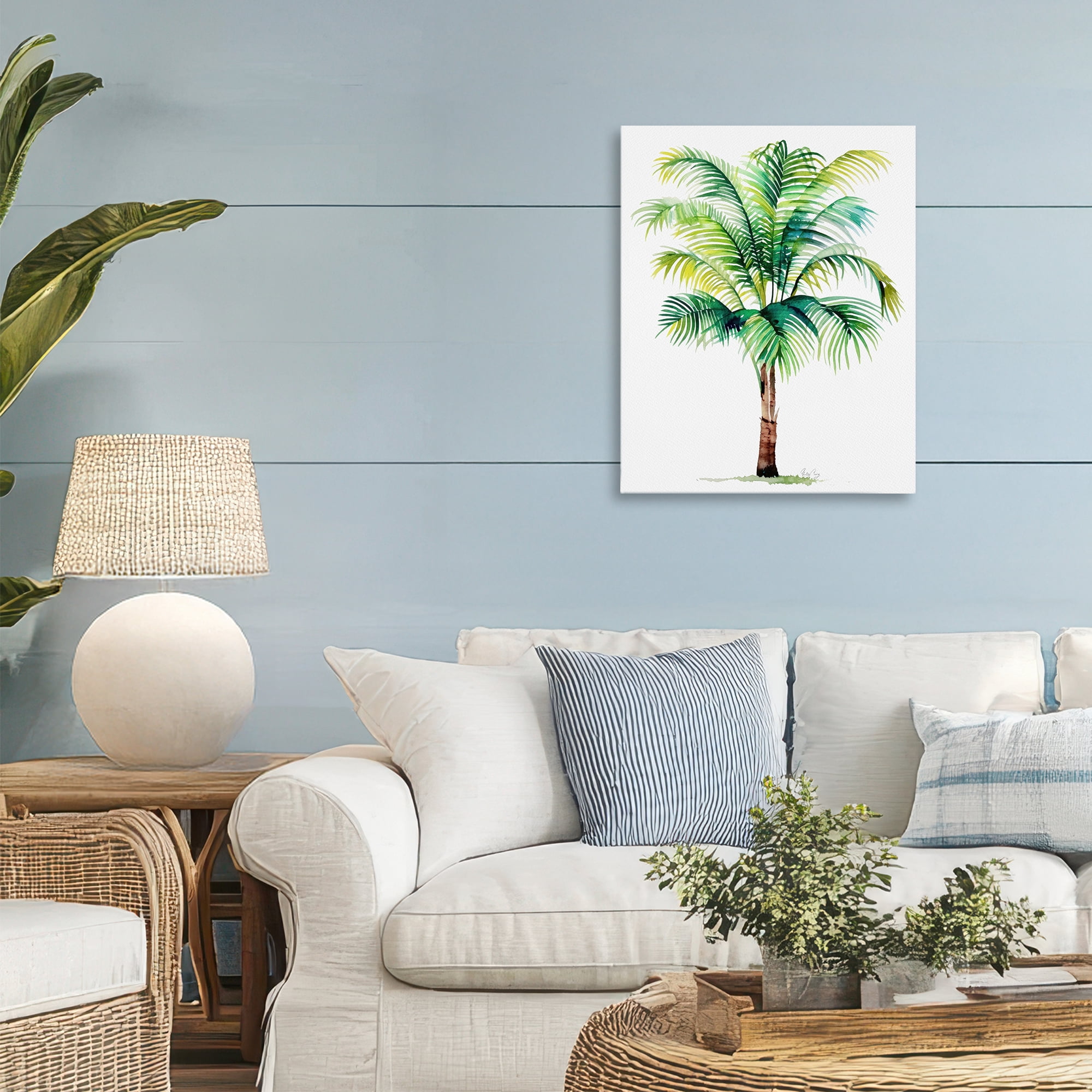 Stupell Industries Breezy Fronds Palm Canvas Wall Art, design by Shelly Craig