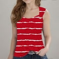 thumbnail image 3 of Jalioing Girls Tank Tops Color Block Striped Scoop Neck Sleeveless Summer Shirts Kids Teens Camisoles 5-14 Years, 3 of 4