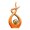 orangegold, variant on FNNMNNR Modern Abstract Art Ceramic Statue Table Decorations Home Decor for Dining Room Living Room Office Centerpiece