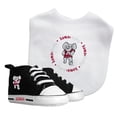 thumbnail image 2 of BabyFanatic 2 Piece Bib and Shoes - NCAA Alabama Crimson Tide - White Unisex Infant Apparel, 2 of 3