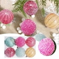 thumbnail image 1 of BKER Clear Glitter Hanging Shatterproof Baubles For Home, 1 of 6