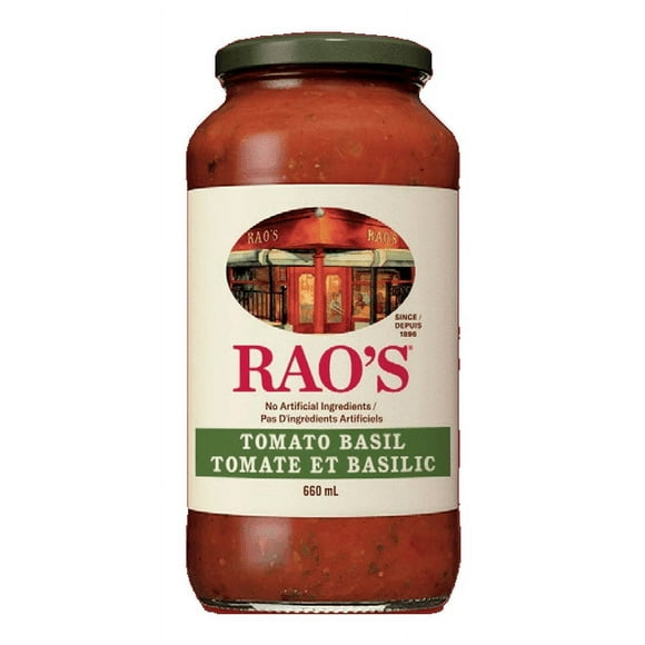 RAO'S TOMATO BASIL SAUCE, 660ml