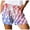 Pink, variant on Siilsaa Women's Shorts Womens Summer Cute Shorts Casual Side Pockets High Waist Shorts with Back Elastic Waist Silver,2XL