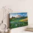 thumbnail image 2 of Wildflower Meadow Canvas Wall Art, Washington Alpine Mountain Print, Vibrant Lupine Landscape Artwork for Living Room Bedroom Office Decor, Ready to Hang, 2 of 6