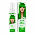 thumbnail image 2 of Green Temporary Hair Color Spray – 1pc – Washable Hair Dye, Vibrant St Patrick’s Color, Party Chalk – For Festivals – Non Permanent – 1bottle, 2 of 7