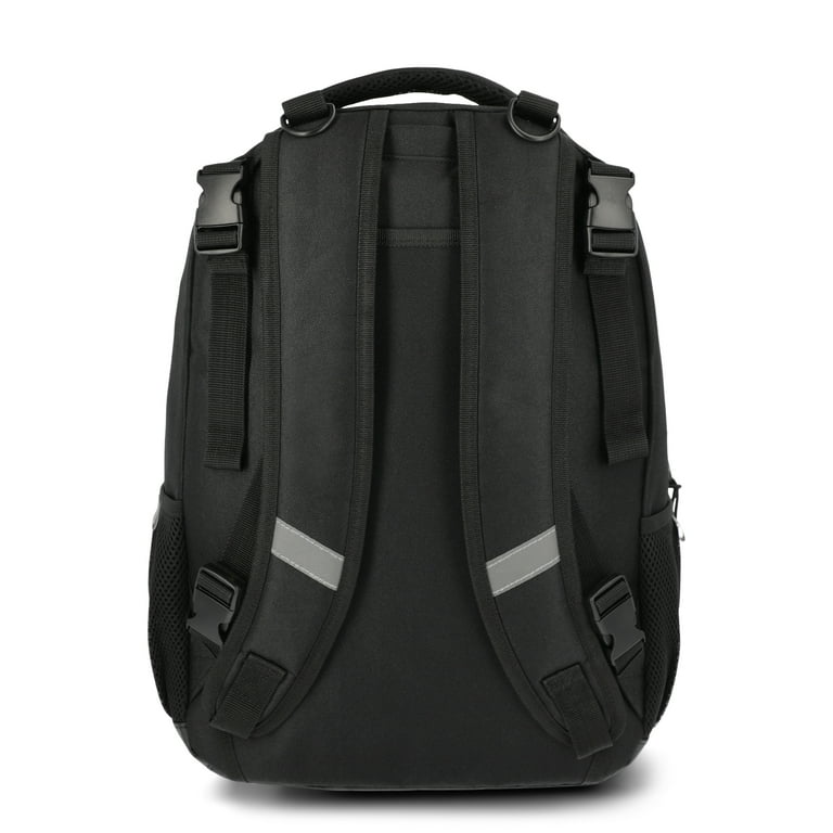 Wonder Nation Kids Unisex Adaptive 17" Backpack, Black