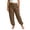 Brown-AnuYalue pants - women', variant on Womens Plus Size Harem Pants Loose Dance Lounge Trousers Casual Baggy Sweatpants High Waisted Tapered Pants