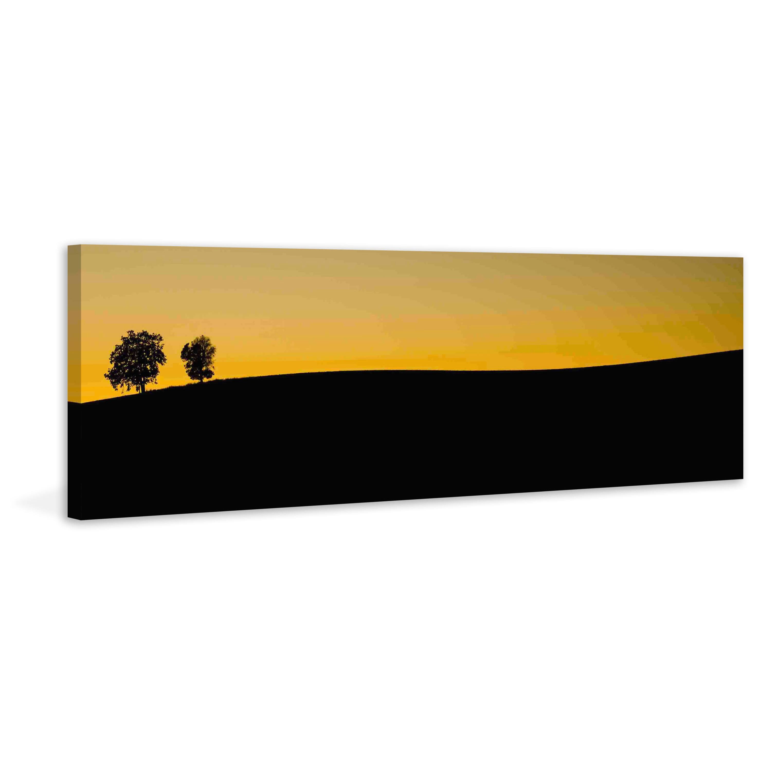 Marmont Hill "Two Trees at Sunset" Painting Print on Canvas