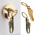 thumbnail image 2 of Pnellth Brass Dragon Head Keychain Handmade Pure Copper Lucky Charm Creative Non-fading Dragon Keychain Hanging Pendant, 2 of 8