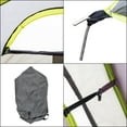thumbnail image 5 of Zimtown Family Camping Tents 10 People Three Rooms Polyester Cloth Fiberglass Poles Dark Gray, 5 of 9