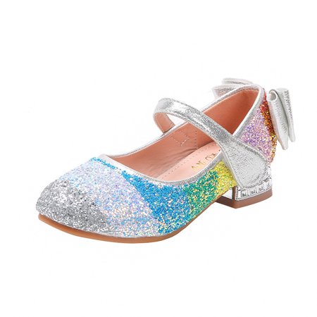 

Girl S Princess Shoes Soft Soles Perform Dance Shoes Sandals Single Shoe