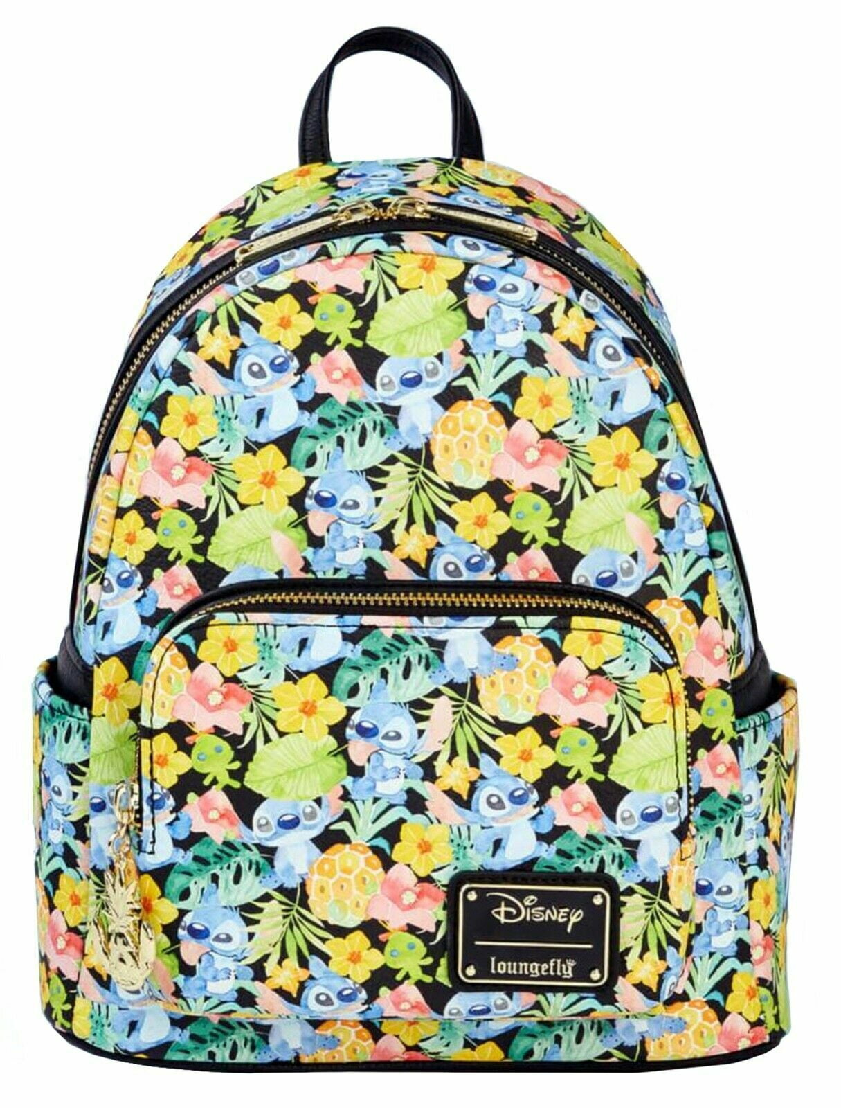 Loungefly Women's Disney Pink Tinkerbell Glow in The Dark Allover Print Backpack