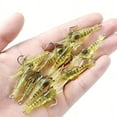 thumbnail image 3 of 5pc Luminous Soft Shrimp Bait With Hook For Freshwater And Sea Fishing - Realistic Bionic Design For Increased Catch Rates, 3 of 9