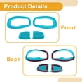 thumbnail image 4 of Cubierta de Tazón de Mango de Puerta Interior para Jeep Renegade 2015-2023 Marco de Decoración de Mango Interior Azul Claro ABS 4 Pcs, 4 of 6