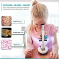 thumbnail image 6 of AmScope 120X-1200X 52-pcs Kids Beginner Microscope Kit with Slides, LED Light, Storage Box and Book "The World of the Microscope", 6 of 12