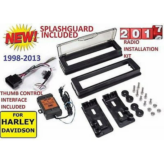 CAR STEREO RADIO INSTALLATION KIT ADAPTER  FOR HARLEY ELECTRA ROAD STREET GLIDE