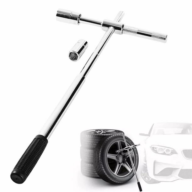 23'' Universal Extended Lug Wrench, 4 Way Tire Iron Nut Wrench Set With Socket | UK