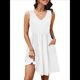 thumbnail image 3 of Vestidos de Verano para Mujer 2025, Informales, Sin Mangas, para Vacaciones en la Playa, Fluidos, Midi, con Bolsillos. XL, 3 of 5