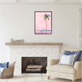 thumbnail image 2 of Stupell Industries Pink Modern Palm Tree Botanical & Floral Painting Black Framed Art Print Wall Art, 24 x 30, 2 of 8