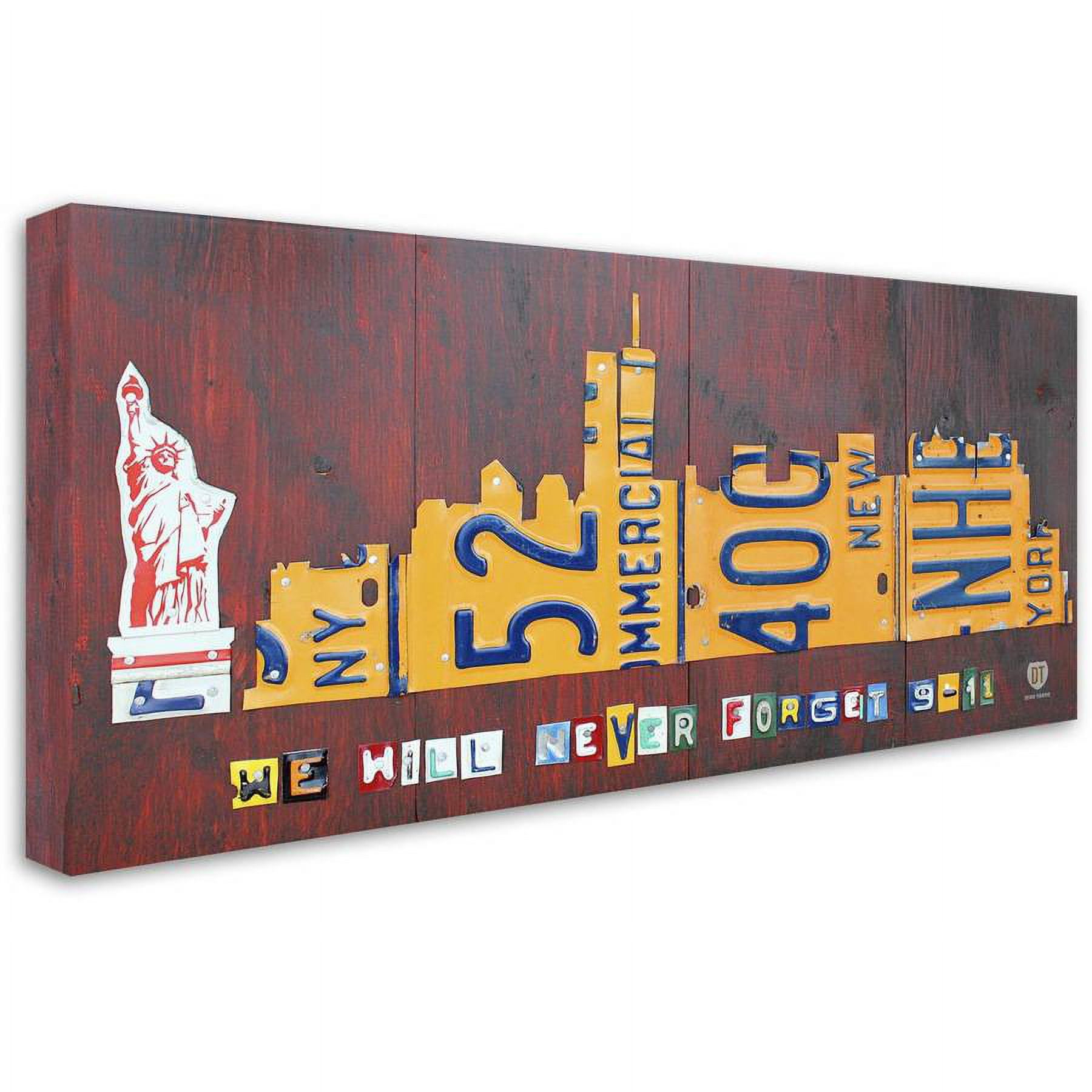 Trademark Fine Art 'NYC Skyline 911 Version' Canvas Art by Design Turnpike