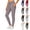 Purple, variant on Womens Flared Yoga Pants with Pockets High Waisted Fashion Slim Leggings Thermal Running Workout