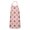Red Strawberry Plants, variant on Red Strawberry Plants Pink Pattern Apron-Garden Aprons for Women with Pockets-Cotton Linen Waterproof Kitchen Cooking Gardening Aprons Adjustable for Kitchen,Cooking,BBQ and Salon 33x27 Inch