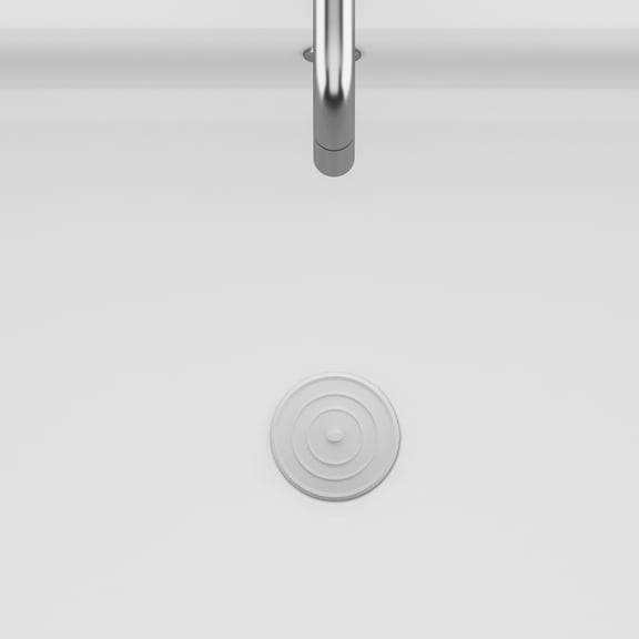 Beaupretty 2Pcs Flat Rubber Bathtub Plug with Hair Catcher for Bathroom Sink Drain