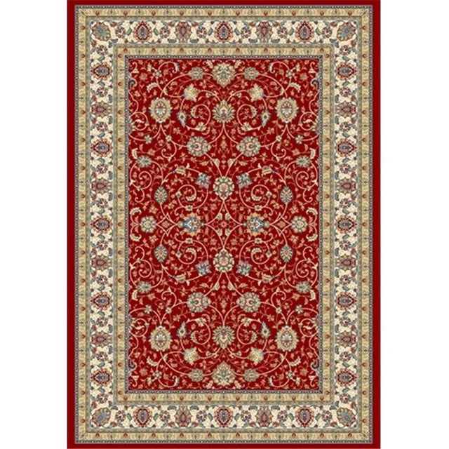 Dynamic Rugs AN28571201464 Ancient Garden 2 ft. 2 in. x 7 ft. 7 in. 57120-1464 Rug - Red/Ivory