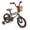 Green, variant on Rully 14 inch Boys Bike with Training Wheels, Kids Bicycle with Coaster and Hand Brake, Basket, Steel Frame, Ages 3-5, Black