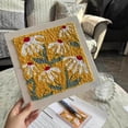 thumbnail image 3 of Xuewenshw Embroidery Punch Needle Kit Frame Embroidery Kits For Beginner Kids Punch Needle Fabric With Pattern Threader Yarns Pinch Needle Embroidery Hoops & Rug Punch Knitting Books for Babies, 3 of 3