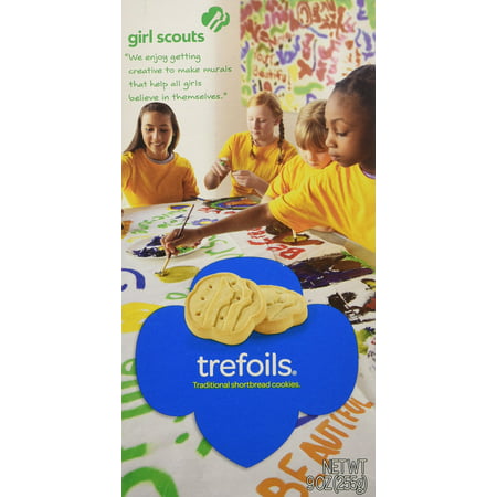 Girl Scout Cookies Trefoils A Traditional Shortbread Cookie - 1 Box of 36 (Best Kind Of Girl Scout Cookies)
