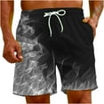 thumbnail image 4 of Miqool Mens Big & Tall Swim Trunks Quick Dry Breathable Swim Shorts Hawaiian Beach Shorts Swimwear Bathing Suits Board Shorts with Pockets, 4 of 8