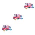 thumbnail image 1 of maskred 20 Assorted Color Flower Polymer Clay Beads Findings Jewelry Making 35mm 3Set, 1 of 6