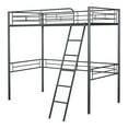 thumbnail image 3 of Furniture of America Amelia Kids Black Twin Loft Bed, 3 of 7