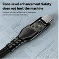 thumbnail image 6 of KOMI 8K HD USB 4 Cable,240W Fast Charging Cable,40Gbps High-speed Transmission Connection Cable Compatible with All Type C Devices (USB4【2m】) Brand: H.May  Search this page, 6 of 7