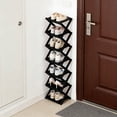thumbnail image 3 of Tier Foldable Shoe Rack Organizer Shelf Space Saving Storage for Entryway Closet Bedroom Corner, 3 of 4