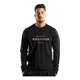 thumbnail image 1 of Playera De Hombre Tenis Manga Larga Deportivas Negra Casual, 1 of 8
