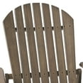 thumbnail image 4 of Kono Outdoor Acacia Wood Reclining Adirondack Chair with Footrest, Gray, 4 of 9