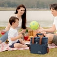 thumbnail image 1 of Hyknon Lunch Bag Soft Leakproof Fashionable Messenger Bag Lunch Insulation Bag With Large Capacity Business Lunch Bag And Cold Insulation Bag Lunch Box, 1 of 4