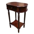 thumbnail image 1 of Table d'Extrémité en Bois de 29 Po de Hauteur, Forme Large, Finition Cerise, 1 of 1