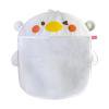 Bolsa de malla de cesta con soporte para juguetes de succión lavable para almacenamiento de juguetes (pato blanco)