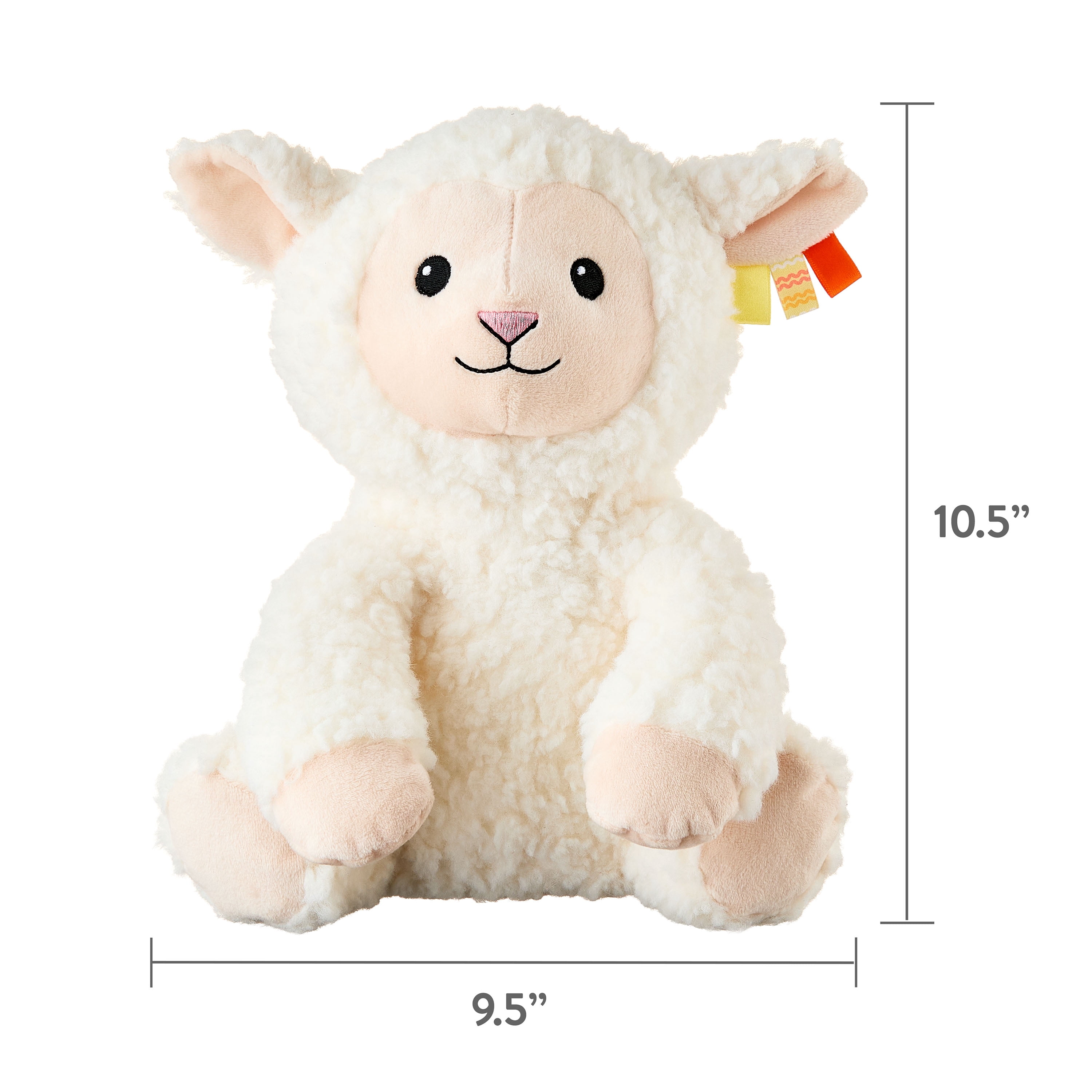 Spark Create Imagine Plush Lamb, White, 10.5-inch